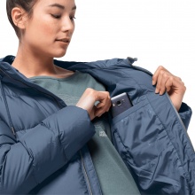 Jack Wolfskin Winter Down Coat Crystal Palace Coat (windproof, PFC-free) frost blue Women (Size XL)